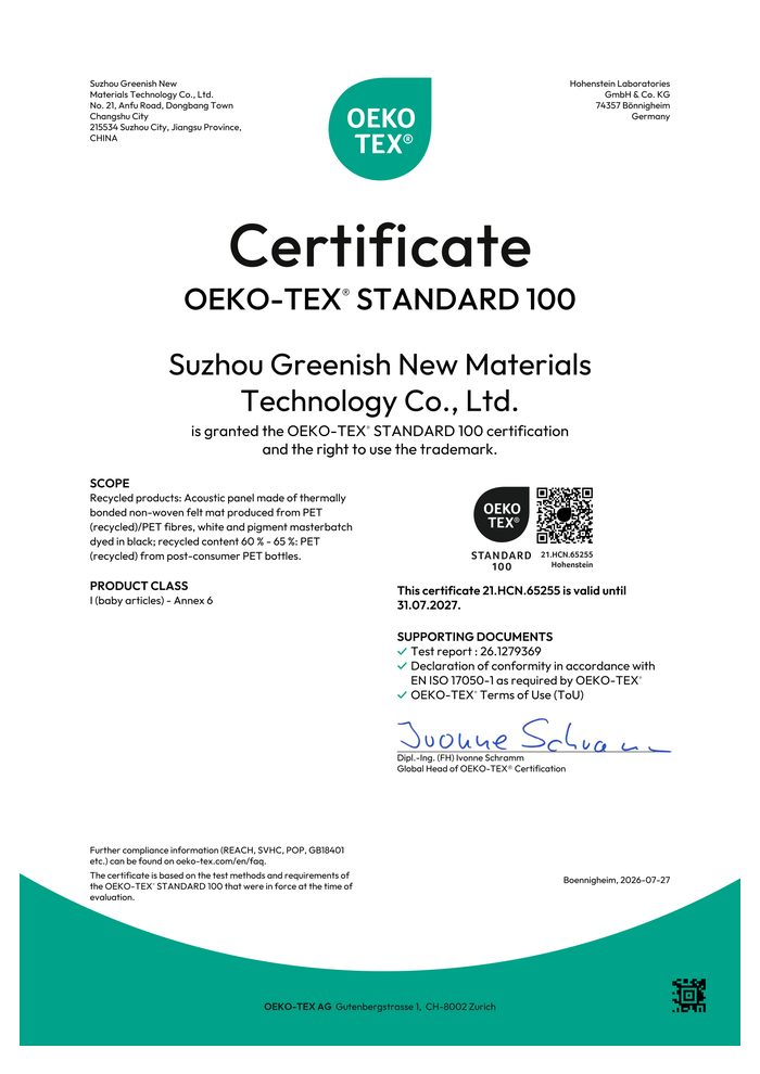 OEKO-TEX Standard 100 · EN