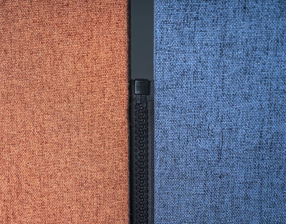 Fabric-wrapped acoustic panel edge
