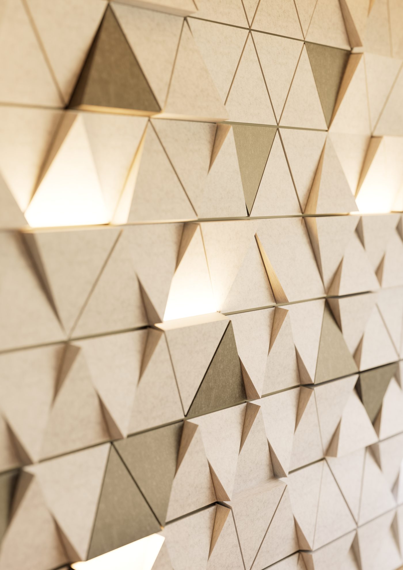 3D thermoformed PET tiles