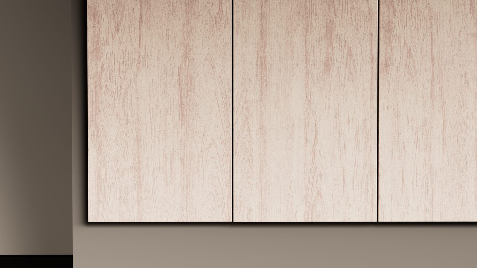 Printed wood and stone effect panels